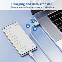 Câble USB Type C 6A 120W Hyper Turbo pour Xiaomi 17 15/14T Pro/12S Ultra/Pad 5 Redmi K90 Turbo5/Max Black Shark