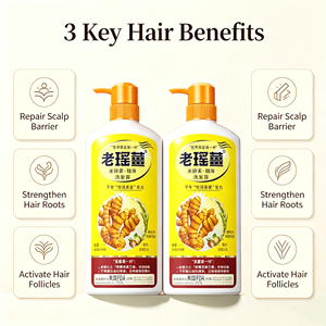 Champú de jengibre para hombres, control de grasa, anticaspa, voluminizador, auténtico champú de jengibre para el cuidado diario del cuero cabelludo - Product Image 2