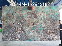 Patch en granit verte turquoise, 1 pièce, de luxe, style exotique, pour la décoration de l'hôtel