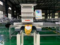 Machine à broder commerciale informatisée automatique haute vitesse YunFu à 12/15 aiguilles pour tissus, chapeaux et t-shirts, avec économie d'énergie