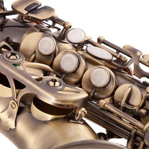<span class=keywords><strong>Saxophone</strong></span> soprano Bb compact en laiton pour la vente en gros d'instruments de musique - Product Image 5