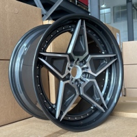 Jantes sur mesure 2 pièces forgées 17 18 19 20 21 22 pouces pour Mercedes AMG BMW M5 Audi RS avec look racing 22.5 Jant 16x7.5