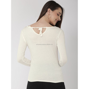 Ladies t Shirts Latest Design Custom Made with High Quality <b>Material</b> Latest Women Fashion Design t Shirts on Wholesale - Product Image 5