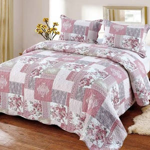 Tất cả các bộ sưu tập Mỹ 3 cái hiện đại đảo ngược hoa phòng ngủ nhà Ga Trải Giường quillet Bộ - Product Image 5