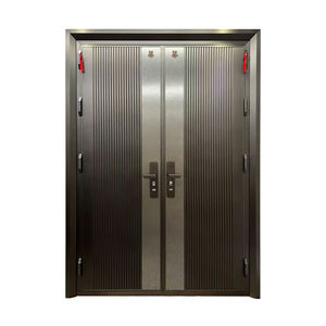 <span class=keywords><strong>Porte</strong></span> <span class=keywords><strong>d</strong></span>'<span class=keywords><strong>entrée</strong></span> double moderne en acier inoxydable et verre <span class=keywords><strong>Une</strong></span> <span class=keywords><strong>entrée</strong></span> élégante et sur mesure pour les maisons et les propriétés de luxe - Product Image 5