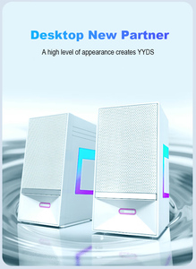 2.0 Ch Gaming <strong>Speaker</strong> with RGB LED Lighting and Built-in Microphone for <strong>PC</strong>/Laptop &amp; Mobile Phone 30-50W Output Power - Product Image 2