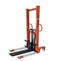 Mini gerbeur hydraulique manuel, petit gerbeur à palettes, léger, pliable, petit chariot élévateur pour entrepôt