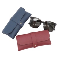Étui à lunettes de soleil en cuir de luxe, sacs à lunettes de soleil, boîte à lunettes, étui à lunettes pour emballage de lunettes avec logo personnalisé