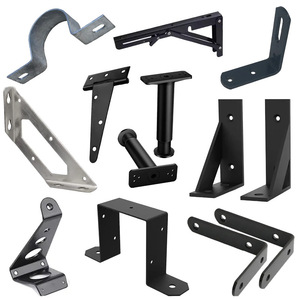 Metal Steel <b>Bracket</b> Stainless Steel Aluminum Alloy Iron Custom Size 0.5-20mm Thickness Laser Cutting CNC Bending Parts - Product Image 2