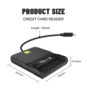 Zoweetek Loại C thông minh đầu đọc thẻ không có trình điều khiển EMV <span class=keywords><strong>cac</strong></span> ID IC chip Đầu đọc thẻ Nhà Văn tín dụng di động đầu đọc thẻ thanh toán cho điện thoại - Product Image 6