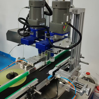 Machine de remplissage automatique à 4 têtes pour liquides visqueux, idéale pour le remplissage et le bouchage de savon liquide et de liquide vaisselle