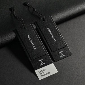 Best Selling <strong>Custom</strong> Clothing Seal String 800G Paper Customer Logo Printed Clothing <strong>Tags</strong> Labels for Clothing <strong>Hang</strong> <strong>Tag</strong> - Product Image 5