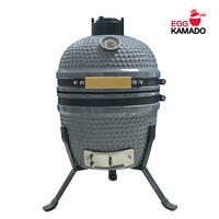 Grill Kamado en céramique portable sur mesure EGG KAMADO 13 pouces pour barbecue au charbon de bois, fumoir, cuisson extérieure et pique-nique - Vente en gros