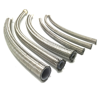 Tuyau flexible en acier haute température avec revêtement en PTFE R14, longueur 100 m, plus flexible