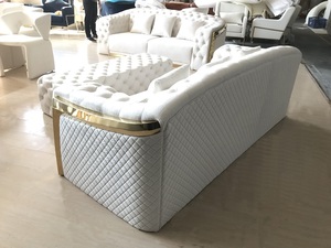 Thiết Kế Mới Sang Trọng Hiện Đại Bọc Ghế 2 3 Chỗ Ngồi Màu Xanh Nhung Vải Tufted <span class=keywords><strong>Chesterfield</strong></span> <span class=keywords><strong>Sofa</strong></span> Set Cho Đồ Nội Thất Phòng Khách - Product Image 6