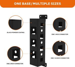 Attelage mural 1 "1.25" 2 "récepteur d'attelage pour vélo Ski Cargo Rack stockage Garage Organisation - Product Image 4