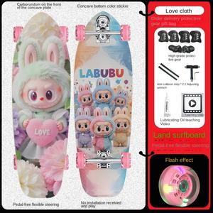 Planche à roulettes professionnelle junior et adulte planche de surf terrestre sans pédale avec <span class=keywords><strong>pont</strong></span> à ressort S9 planche de route Labu planche adaptée aux <span class=keywords><strong>d</strong></span>ébutants - Product Image 6