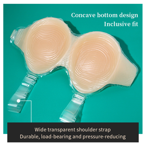 OEM/ODM Erkek Crossdressing Tek Parça Transseksüel Göğüs Büyütme Kupası Gözyaşı Şeklinde Göğüs Silikon Göğüs Protezleri CE - Product Image 2