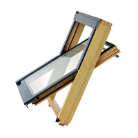 Fenêtre de toit à ouverture automatique en composite aluminium-bois sur mesure pour villa moderne et extension de maison