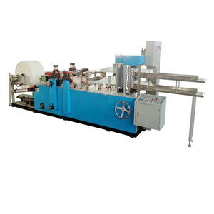 Petite machine de fabrication de serviettes en papier 30x30 ligne de production de machine à mouchoirs de l'usine d'or - Product Image 4