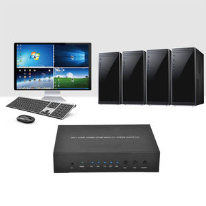 <span class=keywords><strong>Commutateur</strong></span> KVM <span class=keywords><strong>HDMI</strong></span> 4x1 GC Multi-Visualiseur Sans Soudure 1080P60Hz 4 Ports USB pour Moniteur <span class=keywords><strong>PC</strong></span> Clavier Souris avec Fonction Roaming Mouse IR RS232 - Product Image 3