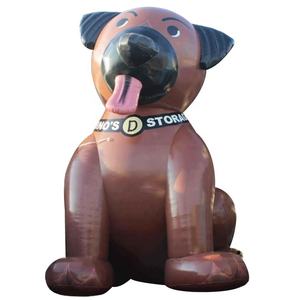 Perro inflable publicitario grande de 2m de altura <span class=keywords><strong>con</strong></span> soplador, logotipo de impresión personalizado hecho del mejor material de la fábrica inflable de China - Product Image 2