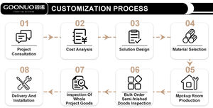 Mobile TV Pieghevole di Lusso in Stile Moderno Farmhouse per Soggiorno, Villa/Appartamento - Design Personalizzato, Fornitura Diretta dalla Fabbrica, Origine Cina - Product Image 4