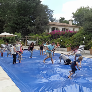 Hailanbao – <span class=keywords><strong>Couverture</strong></span> de <span class=keywords><strong>piscine</strong></span> électrique automatique en PVC, anti-UV, résistante à l'usure et aux intempéries, avec enrouleur et emballage en bois - Product Image 2