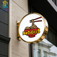 Enseigne publicitaire LED 3D personnalisée pour bar extérieur, lettres LED pour magasin, logo mural 3D en acrylique pour restaurant chinois, buffet, entreprise