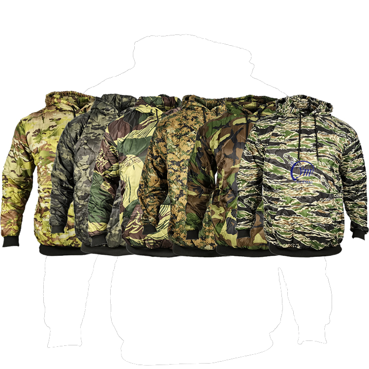 Тактическая камуфляжная толстовка с логотипом под заказ, куртка Ripstop Nylon Woobie