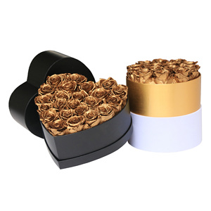 Iniciales de nombre de flor real <span class=keywords><strong>preservadas</strong></span> para el Día de San Valentín, despedida de soltera, decoración del hogar, grabado ecológico - Product Image 2