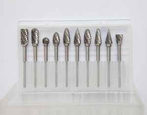 20pcs 3mm x 3mm vonfram thép rắn Carbide Burrs tập tin quay Kim Cương Burrs Bộ công cụ quay Kit - Product Image 4