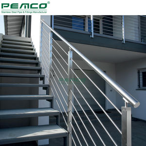 Commercio all'ingrosso di Hotel Inox Romano <span class=keywords><strong>Chrome</strong></span> Scala 304 316 Barra Piatta In Acciaio Inox Corrimano della Balaustra - Product Image 4