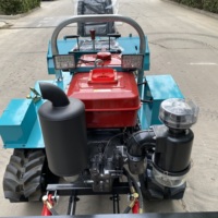 Motoculteur rotatif agricole sur chenilles à moteur diesel Wangong de Chine avec boîte de vitesses et moteur - Mini motoculteur rotatif