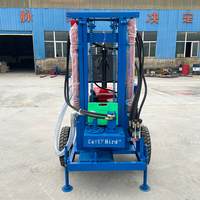 Machine de forage de puits d'eau portable, profondeur 200M, vente directe