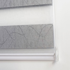 Rideaux de couverture jour et nuit Intérieur Manuel Store <span class=keywords><strong>enrouleur</strong></span> sans fil zèbre - Product Image 3