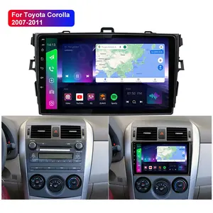 Lecteur vidéo Dvd avec tableau de bord, Radio stéréo, multimédia, pour Toyota Corolla 2007 2008 2009 2010 2011, Android, 9 pouces, 7 pouces