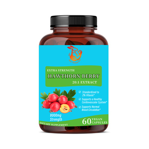 Cápsulas de Bayas de Espino con Extracto de Vitexina para el Sistema Inmunológico y la Digestión, Suplemento de Salud de Marca Privada - Product Image 1