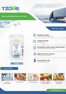 고급 TempU02A USB 푸드 트럭 일회용 레코더-PDF 콜드 체인 온도 데이터 로거 - Product Image 5