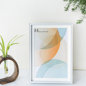 Matte bạc hợp kim nhôm khung ảnh thiết kế đơn giản kim loại khung hình cho bộ sưu tập văn phòng trang trí nội thất - Product Image 3