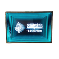 Publicité 3D LED Infinity Mirror Avec Lumières Infinity Neon Sign Infinity Mirror Led Light Abyss Mirror Luminous Letter
