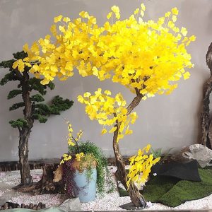 Gros arbre de <span class=keywords><strong>Ginkgo</strong></span> jaune artificiel personnalisé, faux arbre de <span class=keywords><strong>Ginkgo</strong></span> <span class=keywords><strong>Biloba</strong></span> à vendre, prix de <span class=keywords><strong>Ginkgo</strong></span> arbre artificiel - Product Image 5