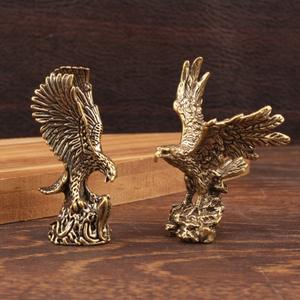 1 件古董黄铜创意装饰品复古鹰雕像装饰工艺品金属艺术礼品 - Product Image 1