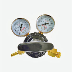 Régulateur de pression de type japonais G5/8, cylindre d'acétylène LGP, jauge d'oxygène et de propane amortissant les chocs, pression positive et négative - Product Image 1