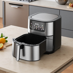 <span class=keywords><strong>Friteuse</strong></span> à air visuelle détachable grande capacité 12L 110V 220V, <span class=keywords><strong>Friteuse</strong></span> domestique, Four électrique transfrontalier, Machine à frites avec contrôle par minuterie - Product Image 1