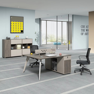 Nhân Viên Điều Hành Hiện Đại phòng máy tính bàn chuyên nghiệp mô-đun đôi văn phòng máy trạm bền Bàn nhân viên - Product Image 2