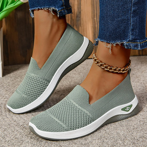Zapatos Versátiles de Superficie Suave, Estilo Granny, Sin Cordones, Casuales, de Moda, con Forro de Tela Resistente, Diseño Sólido, para Primavera - Product Image 1