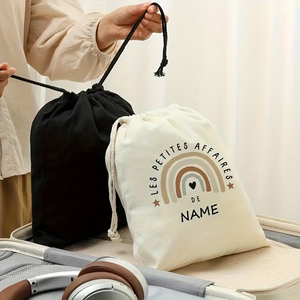 Bolsas de Lona de Algodón Natural con Logotipo Personalizado, Bolsas de Lujo con Cordón, Diferentes Tamaños, Bolsa Protectora para Bolsos en Stock, Bolsa de Lona para Regalo - Product Image 5
