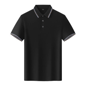Polo pour homme, couleur unie, polyester, manches courtes, vêtements de travail, usage quotidien - Product Image 1