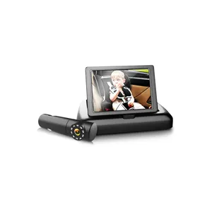 Ребенок на Задняя накладка на заднюю сиденье широкий Clear View камера для 4,5 дюймов автомобиля зеркало монитор системы